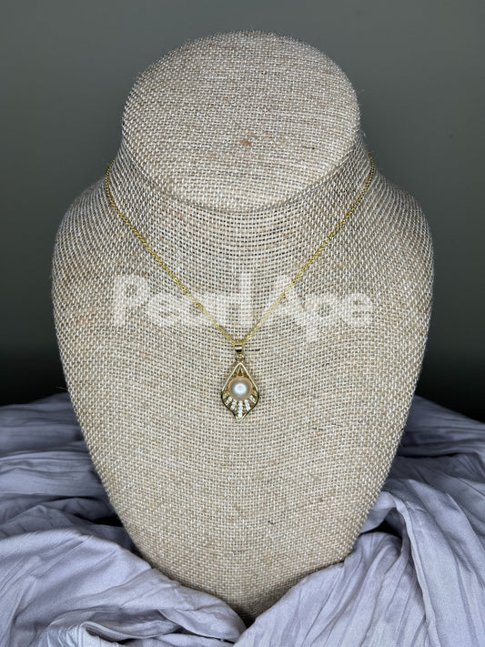 N0019 Freshwater Pearl Pendant Necklace